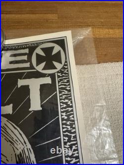 The Cult Band Concert Poster by Frank Kozik 1989 Arena Long Beach, California