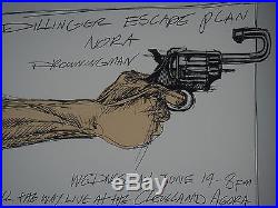The Dillinger Escape Plan Derek Hess signed concert poster screen print