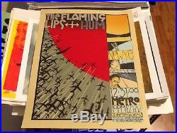 The Flaming Lips Hum silkscreen concert poster Jay Ryan 2000