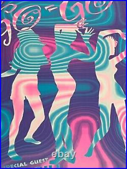 The Go Go's Original Psychedelic Rare Color Scheme BGP Concert Poster Vintage