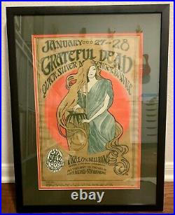 The Grateful Dead 1967 Avalon Ballroom Concert Poster Family Dog Mouse & Kelly