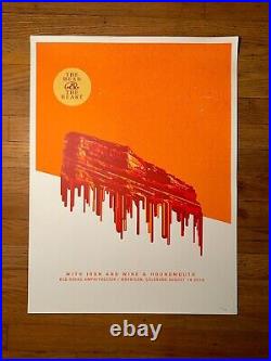 The Head and the Heart Concert Poster from Red Rocks 8/14/2014
