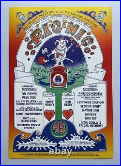 The Hog Farm's Annual Pig-Nic Concert Poster 1995