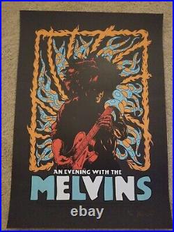 The Melvins 2006 @ Warsaw Brooklyn Nyc Concert S/n Tour Poster Jermaine Rogers