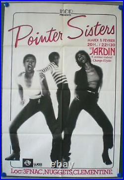 The Pointer Sisters Original Concert Poster El Jardin Poster