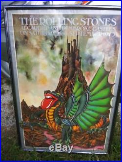 The Rarest Rolling Stones Concert Poster Ever Only 10 20 In Existence