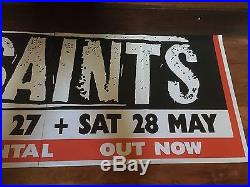 The Saints & The Divinyls 1988 Silkscreened Rare Original Music Concert Poster