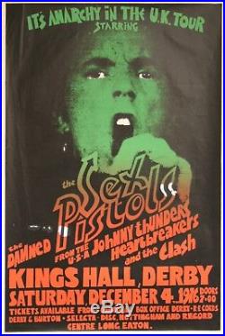 The Sex Pistols 1976 Kings Hall Concert Poster (UK)