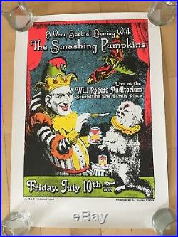 The Smashing Pumpkins Original Concert Poster 1998, Billy Corgan