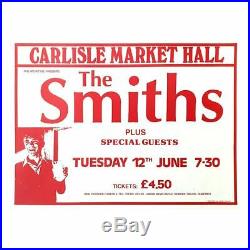 The Smiths 1984 Carlisle Market Hall Concert Poster (UK)