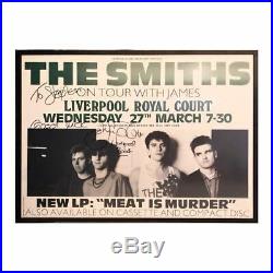 The Smiths 1985 Johnny Marr Autographed Concert Poster (UK)