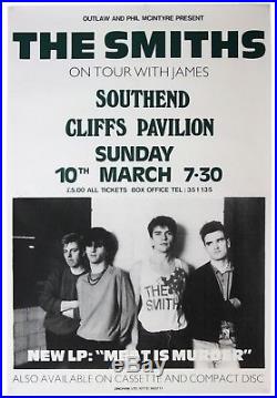 The Smiths 1985 Southend Cliffs Pavilion UK Concert Poster