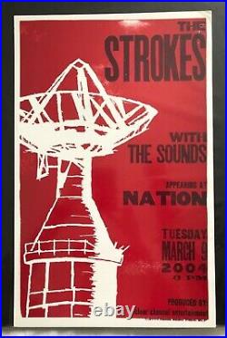 The Strokes Hatch Show Print Concert Poster @ Nation, Washington, DC 2004 RARE