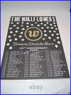 The Wallflowers autographed FOIL concert poster 2026 Jakob Dylan