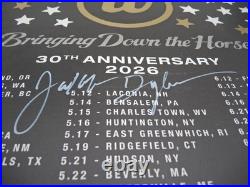 The Wallflowers autographed FOIL concert poster 2026 Jakob Dylan