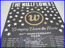The Wallflowers autographed FOIL concert poster 2026 Jakob Dylan