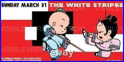 The White Stripes Concert Poster Frank Kozik Signed Philly 2002