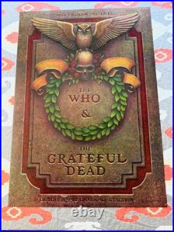The Who/Grateful Dead SIGNED Oakland Stadium Concert Poster (Bill Graham, 1976)