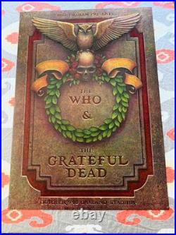 The Who/Grateful Dead SIGNED Oakland Stadium Concert Poster (Bill Graham, 1976)