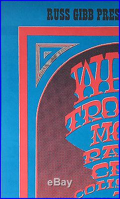 The Who Russ Gibb 1968 CNE Coliseum Original Fillmore-Era Concert Poster