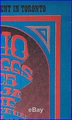 The Who Russ Gibb 1968 CNE Coliseum Original Fillmore-Era Concert Poster