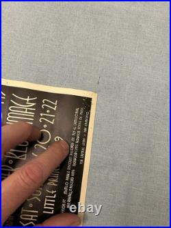 The Who, Santana 1969 Fillmore West concert poster