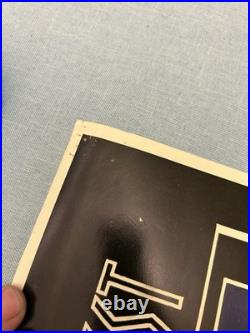 The Who, Santana 1969 Fillmore West concert poster