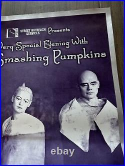 The smashing pumpkins Original Concert Poster 1998 RARE