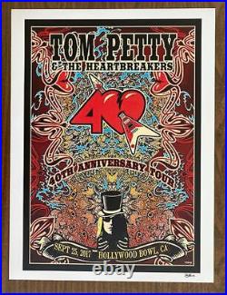 Tom Petty Los Angeles Hollywood 2017 Original Concert Poster Dubois