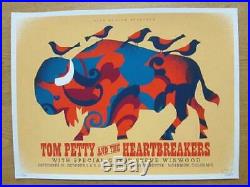 Tom Petty Red Rocks 2014 Original Concert Poster Dan Stiles Silkscreen