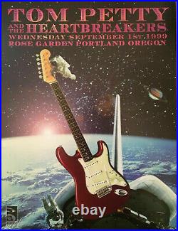 Tom Petty and The Heartbreakers Portland Original 1999 Concert Poster