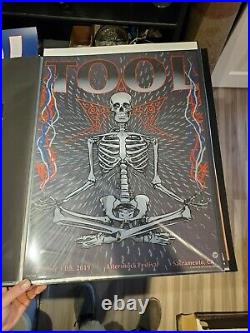 Tool Band Aftershock Festival Concert Poster October 13 2019 FI Sacramento CA