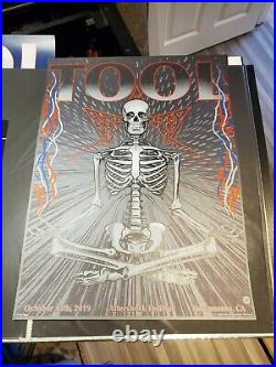 Tool Band Aftershock Festival Concert Poster October 13 2019 FI Sacramento CA