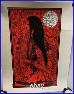 Tool Concert Poster 2010 Los Angeles Signed Adam Jones Original Rare