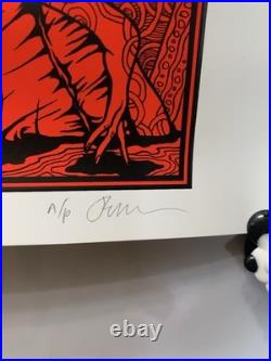 Tool Concert Poster 2010 Los Angeles Signed Adam Jones Original Rare Tool Concert Poster 2010 Los Angeles Signed Adam Jones Original Rare