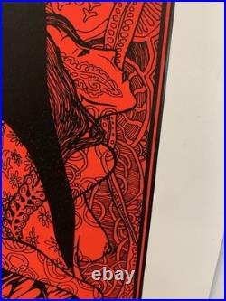 Tool Concert Poster 2010 Los Angeles Signed Adam Jones Original Rare