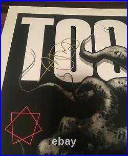 Tool Concert Poster-band Signed/embossed Adam Jones Art Pomona 2009 Ltd Ed 100