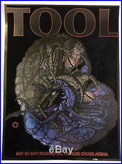 Tool Velvet Embossed Concert Poster Print Rochester NY 5/30/17 art by Adam Jones