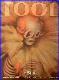 Tool austin poster 2020 concert tour texas brandi milne holographic