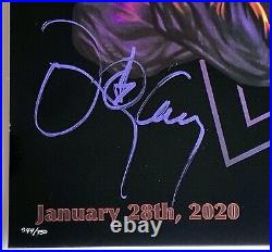 Tool signed Atlanta poster 2020 concert group autographed mark brooks art