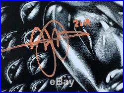 Tool signed poster philadelphia 2019 concert tour fear inoculum autographed