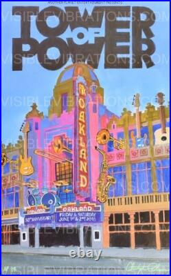 Tower Of Power Concert Poster Oakland 2018 Artist Proof