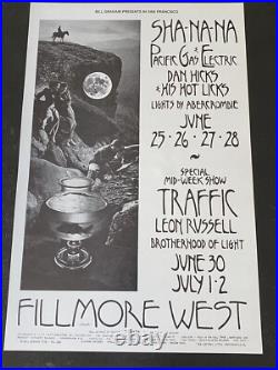 Traffic Steve Winwood Leon Russell Original 1970 San Francisco Concert BG 240-1