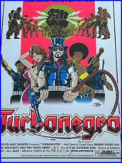 Turbonegro Dank Jones Eddie Spaghetti Oregon Stainboy Original Concert Poster