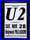 U2_At_The_Hollywood_Palladium_Original_Vintage_Rock_Concert_Promotion_Poster_01_fxy