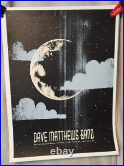 USED Dave Matthews Band Concert Moon Poster Alpine Valley July23/24 East Troy WI