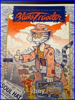 Unfinished Concert Poster Vintage Real Never 4 Sale Blues Traveler 1994 Mushroom