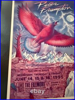 Unfinished Concert Poster Vintage Real Never 4 Sale Peter Frampton Comes Alive W