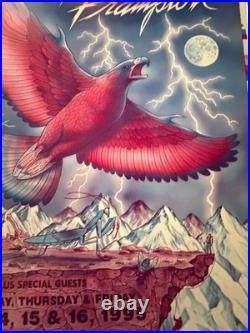 Unfinished Concert Poster Vintage Real Never 4 Sale Peter Frampton Comes Alive W