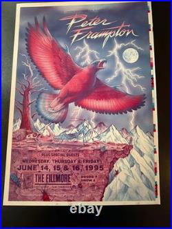 Unfinished Concert Poster Vintage Real Never 4 Sale Peter Frampton Comes Alive W